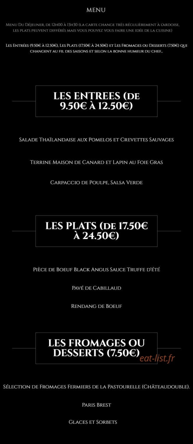 Le Clavero — carte page 1