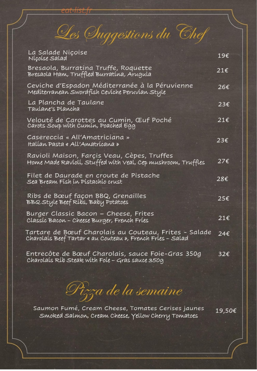 Trattoria Da Mario — carte page 2