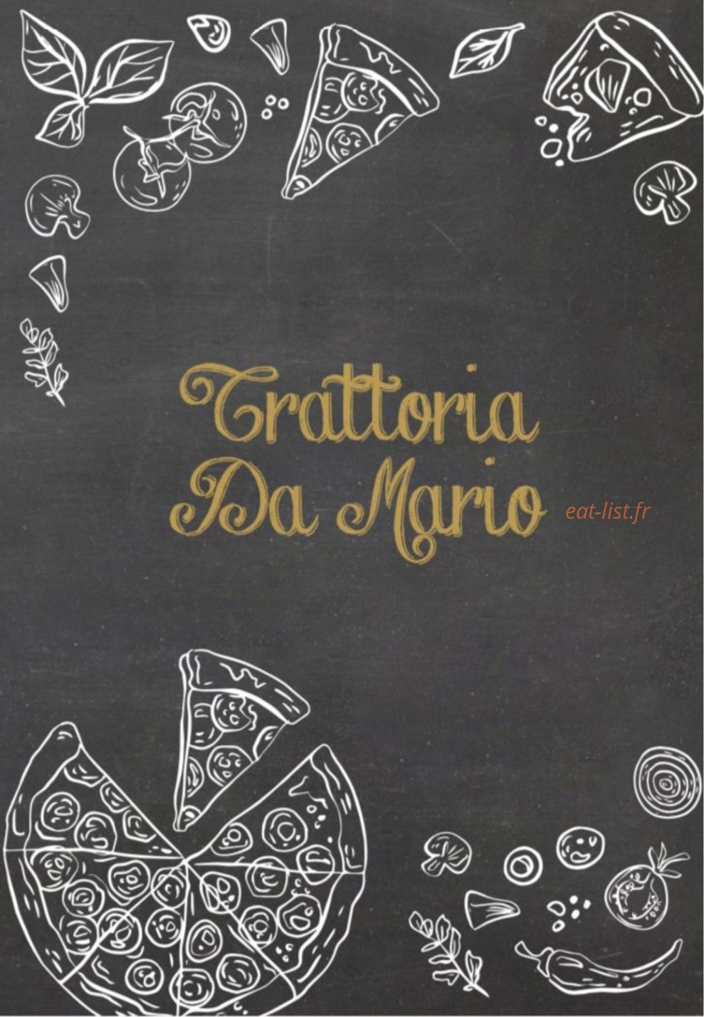 Trattoria Da Mario — carte page 1