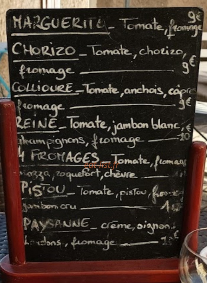 Le coq en pâte — carte page 1