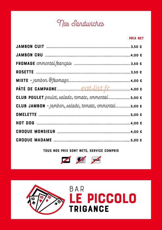 Le Piccolo — carte page 1