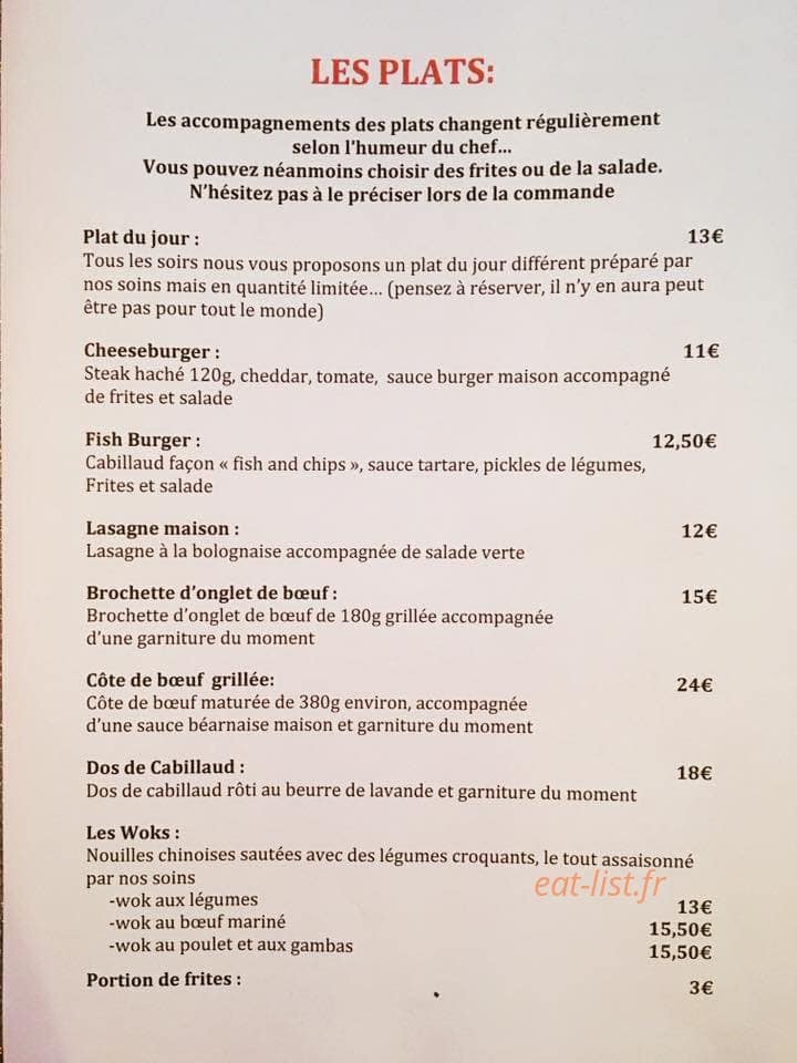 L'Oasis — carte page 3