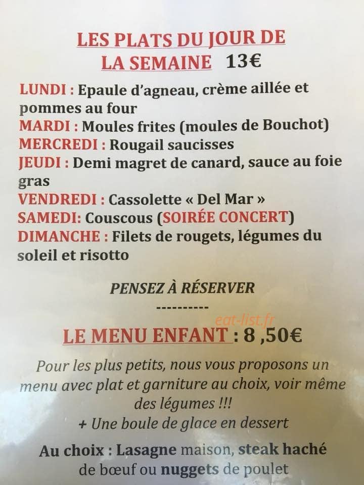 L'Oasis — carte page 1