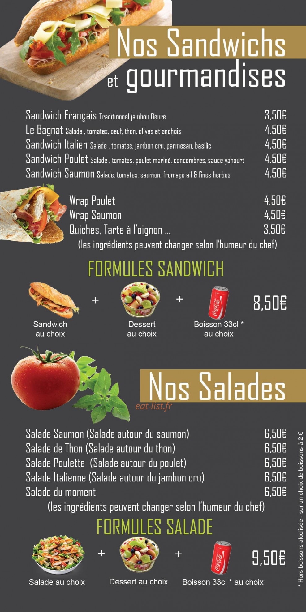 Le Zest — carte page 3