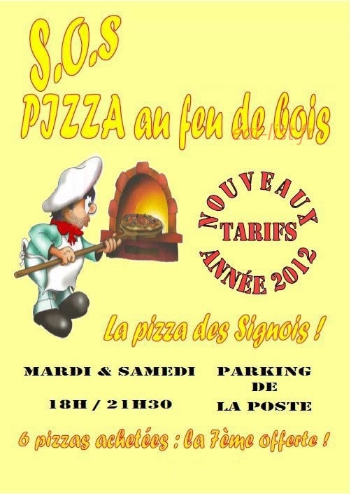 Sos pizza — carte page 1