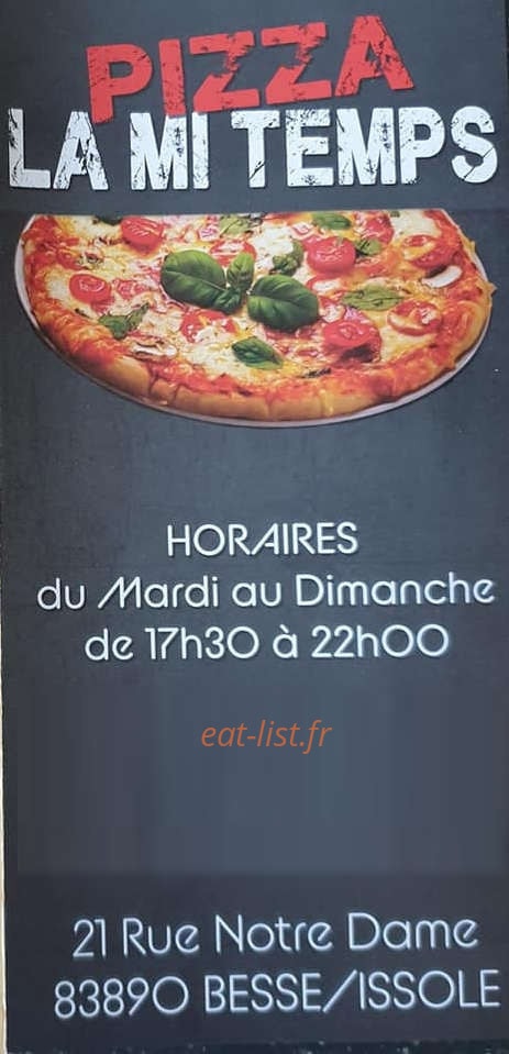 La mi temps — carte page 1