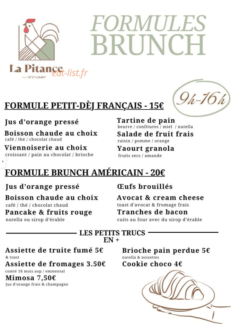 La Pitance — carte page 5