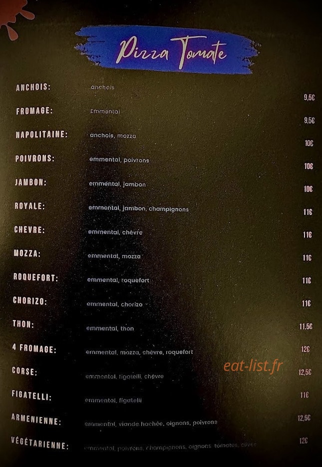 117 Pizza — carte page 3