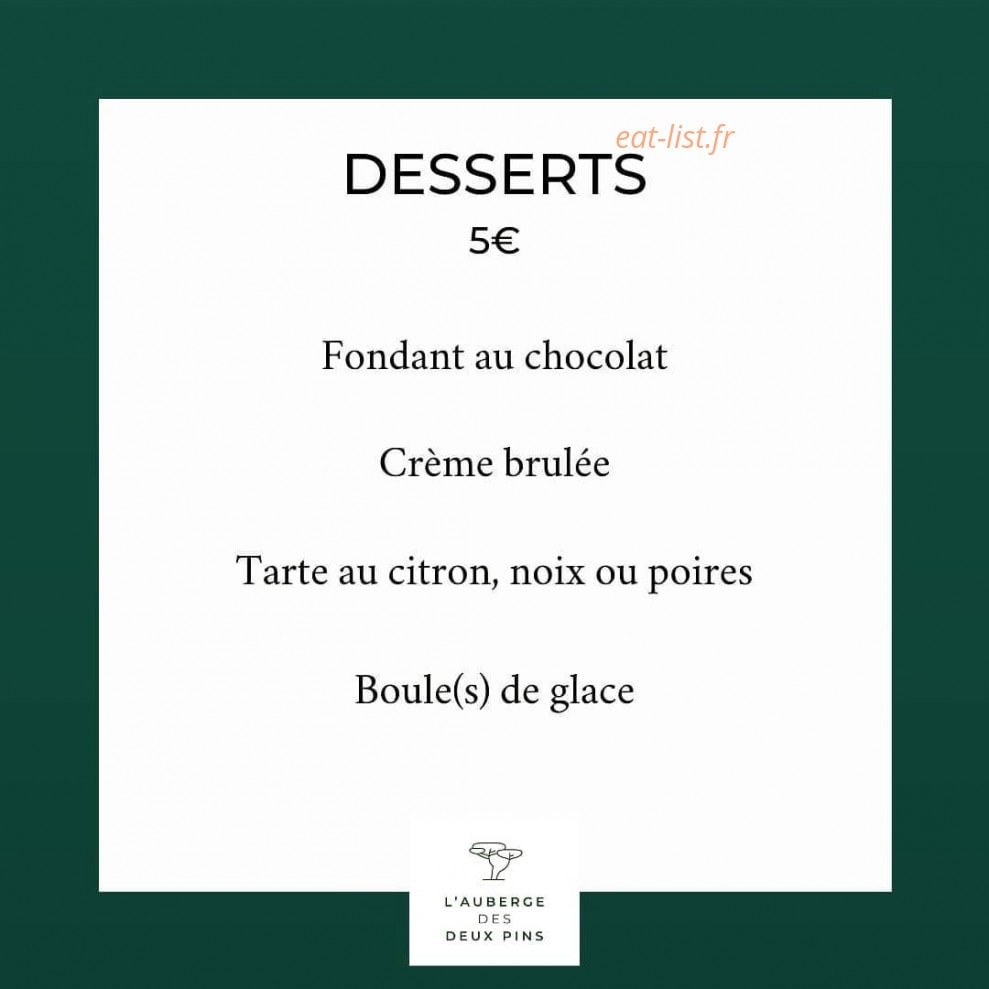 Auberge des 2 Pins — carte page 5