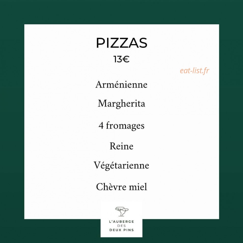 Auberge des 2 Pins — carte page 3