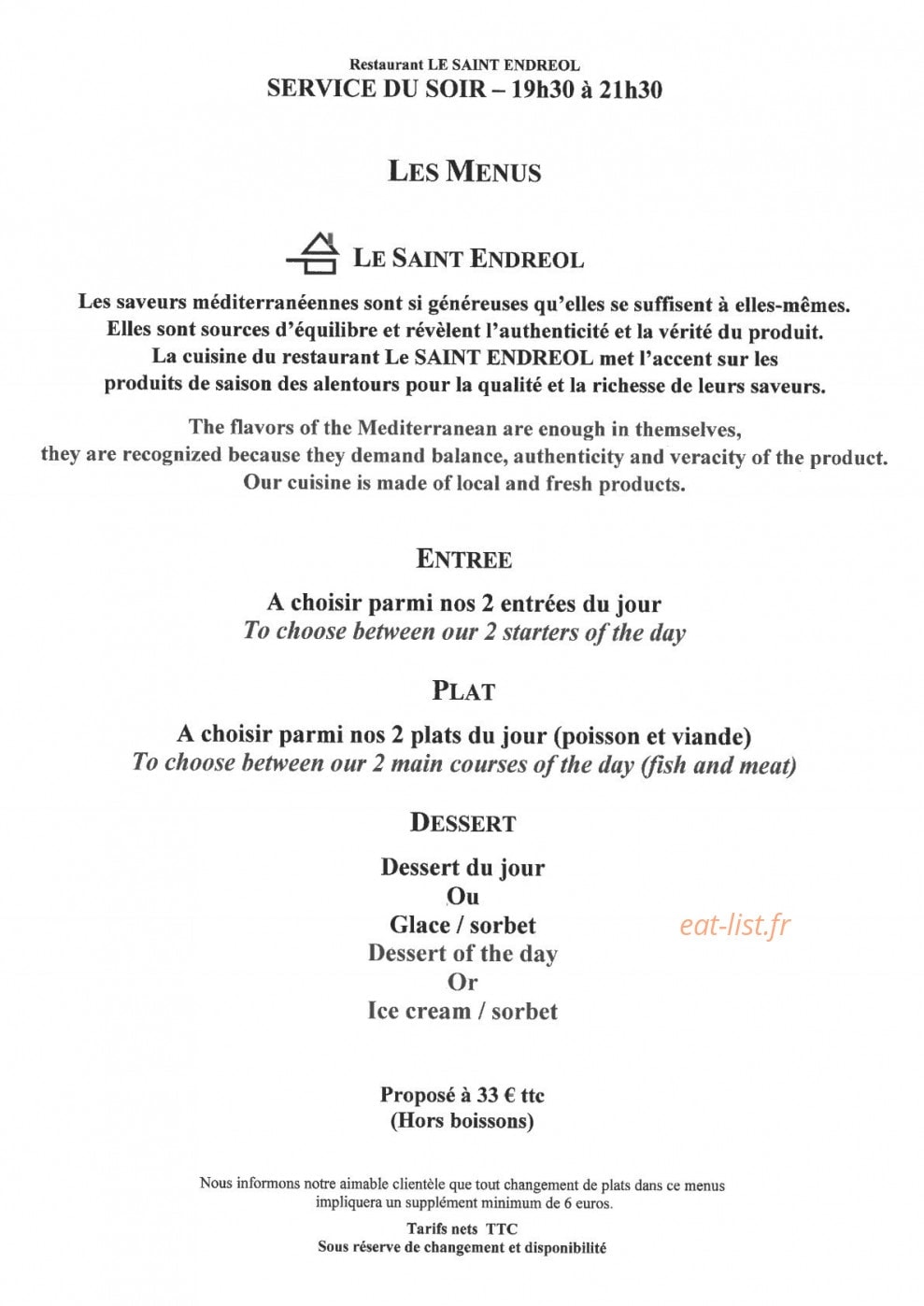 Le Saint Endréol — carte page 4