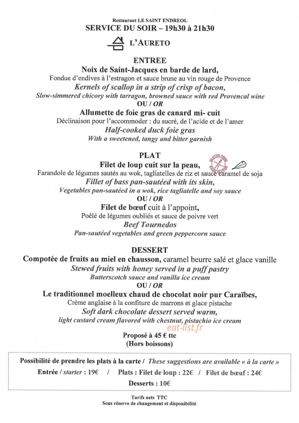 Le Saint Endréol — carte page 5