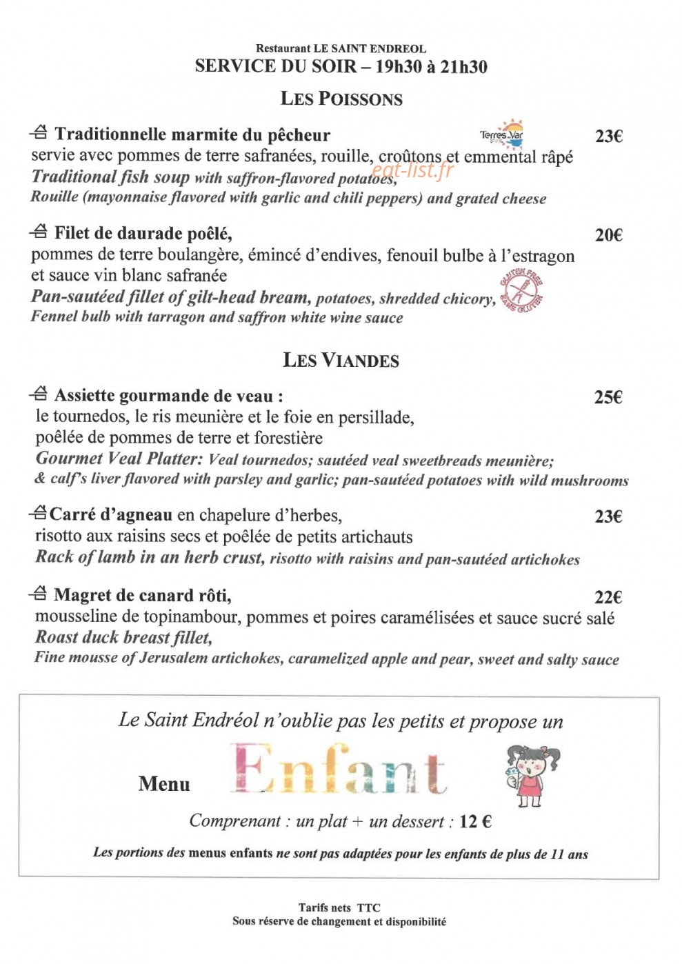 Le Saint Endréol — carte page 2