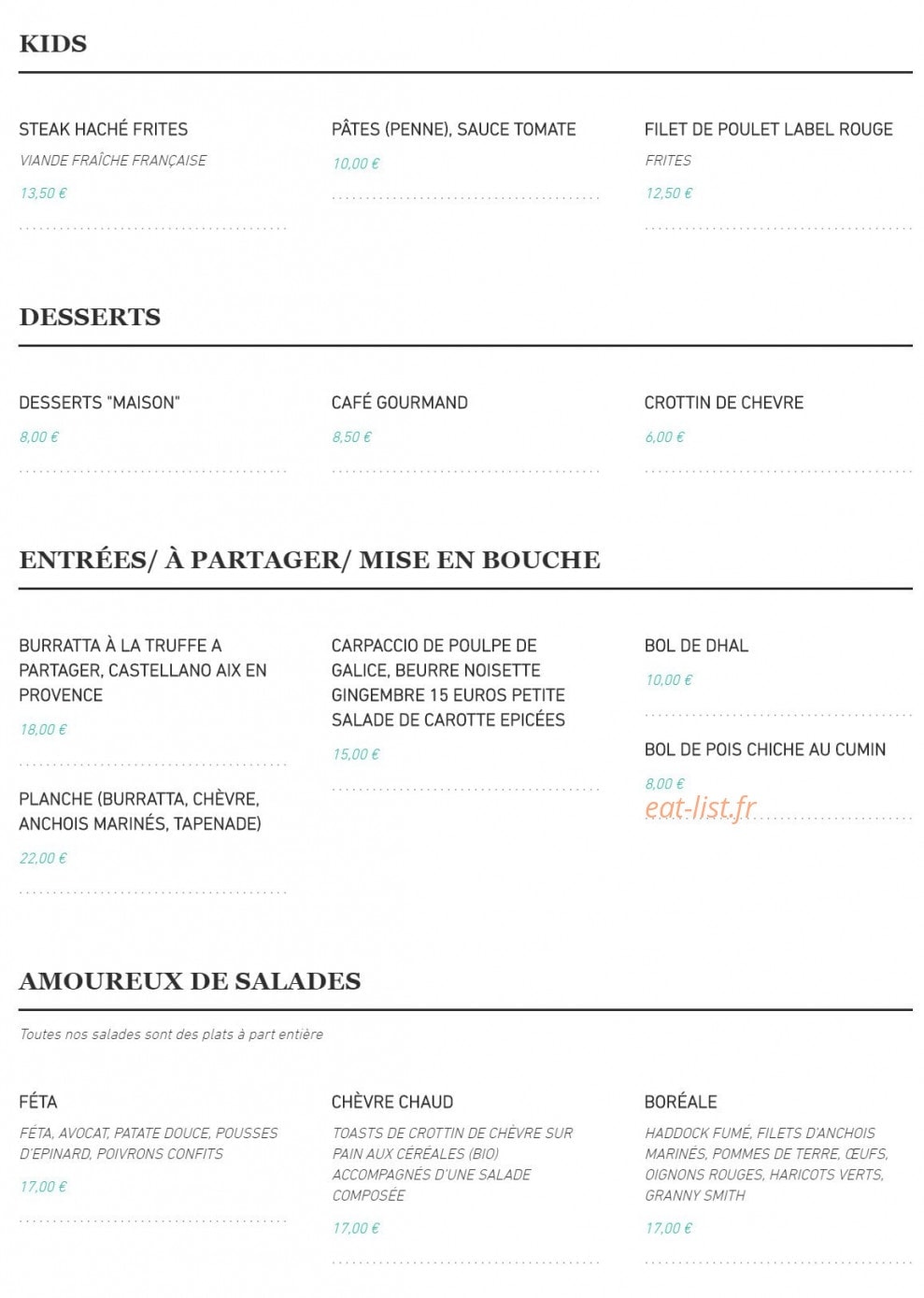 Les Canetons — carte page 2