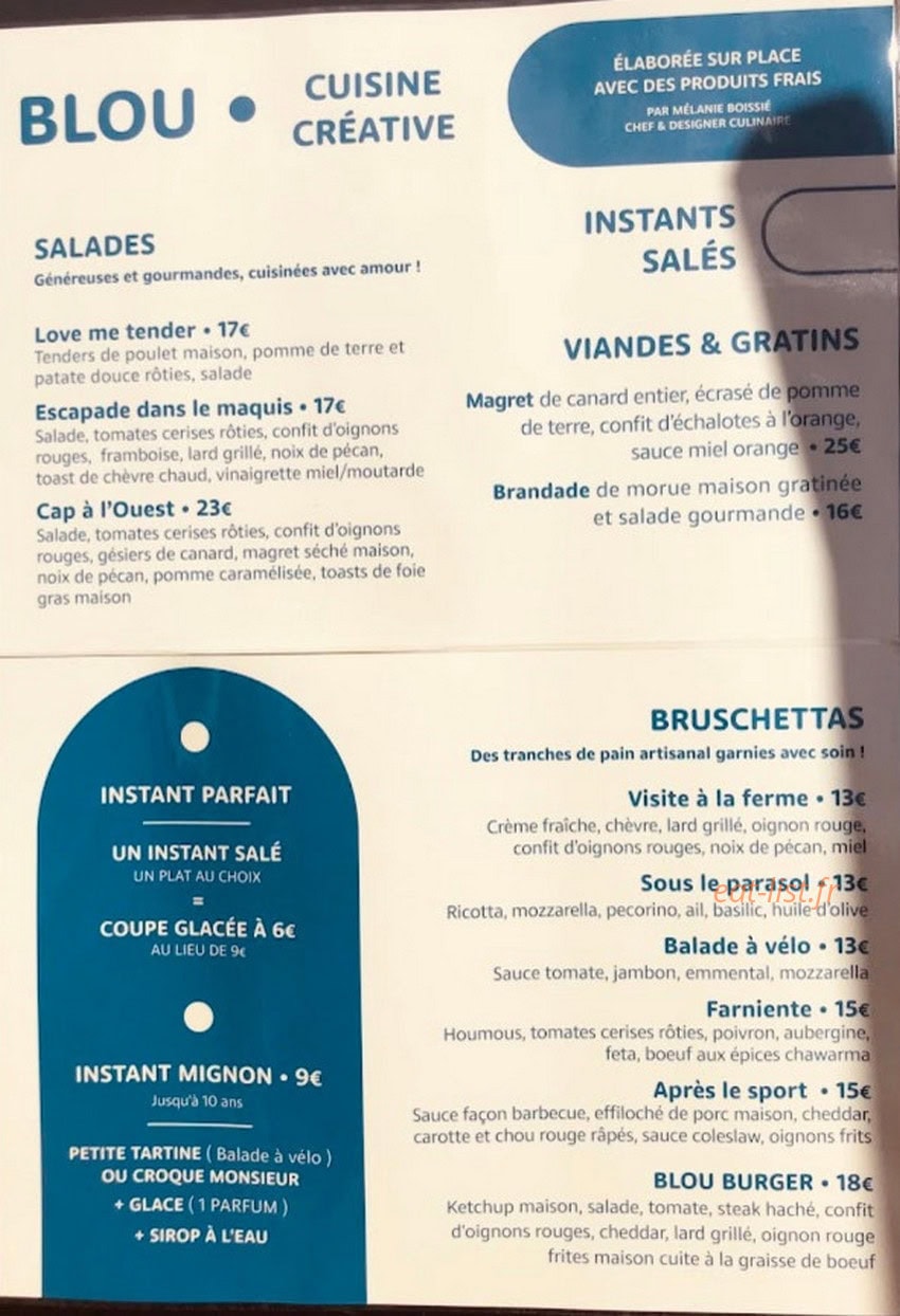Blou — carte page 1