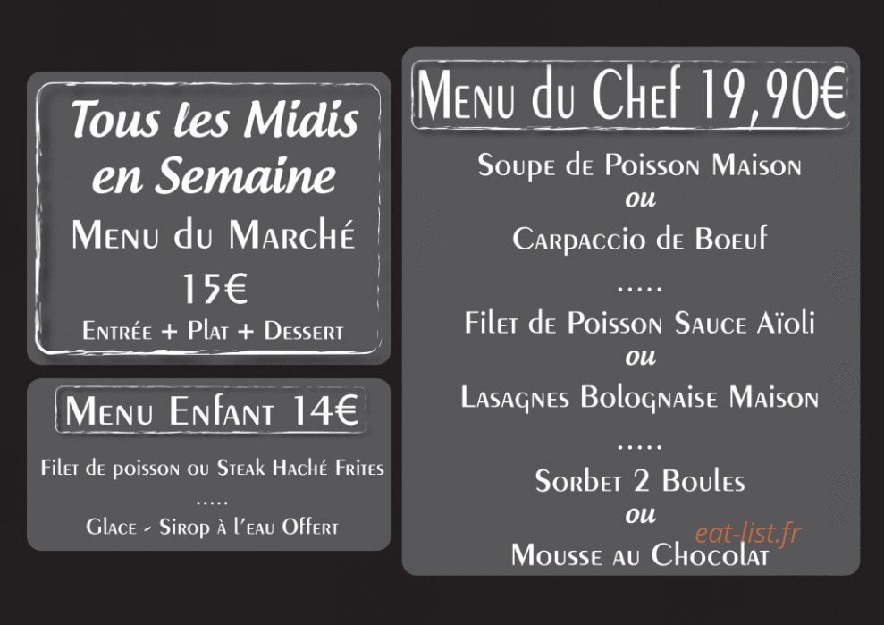 Chez Laurent — carte page 4