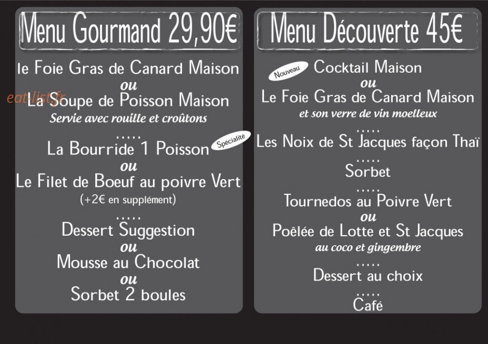 Chez Laurent — carte page 5