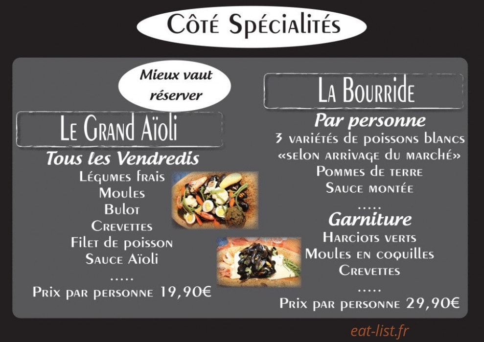 Chez Laurent — carte page 8