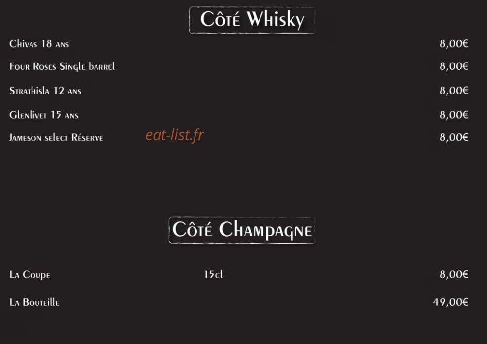 Chez Laurent — carte page 2