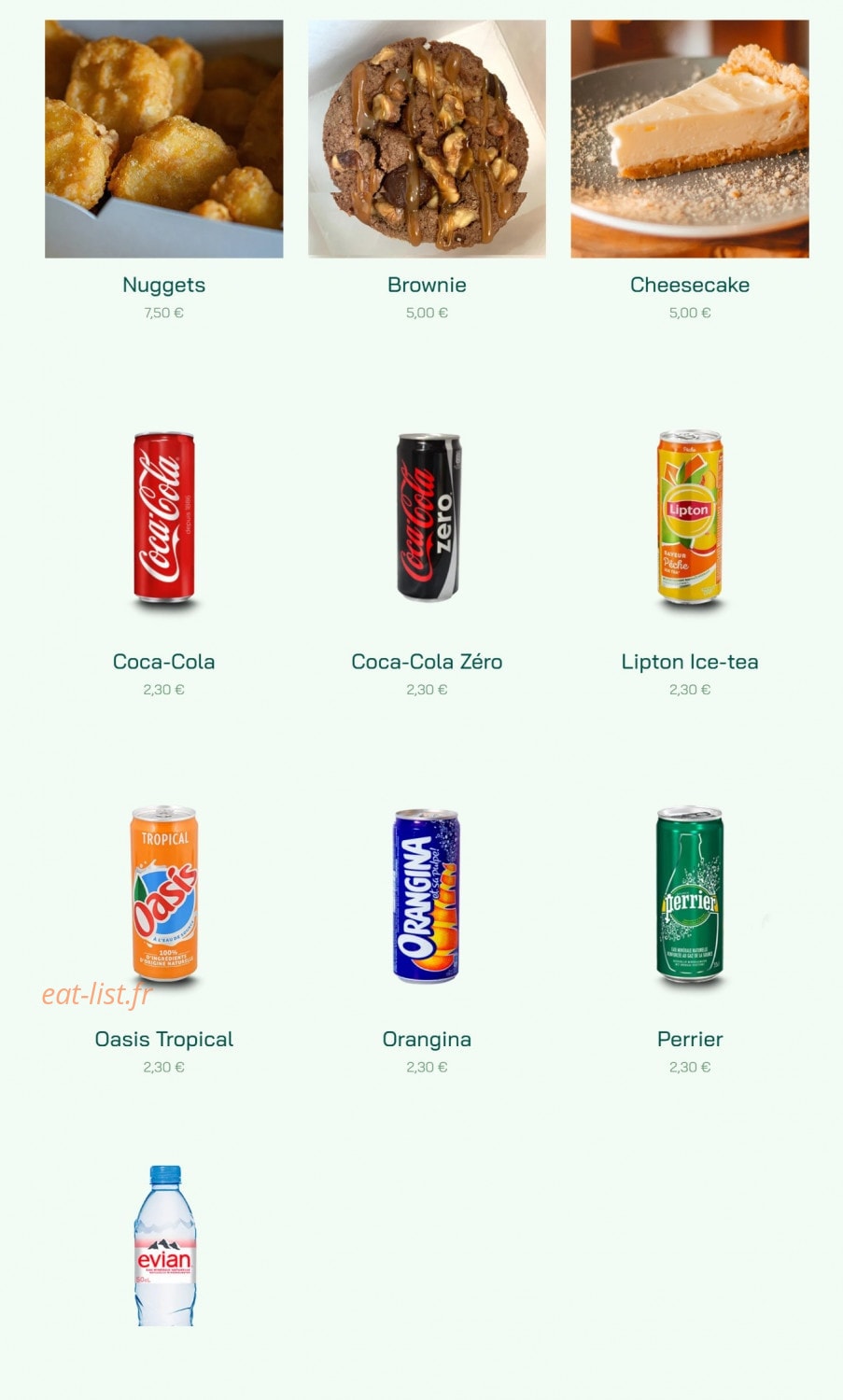 Foir'Food — carte page 2
