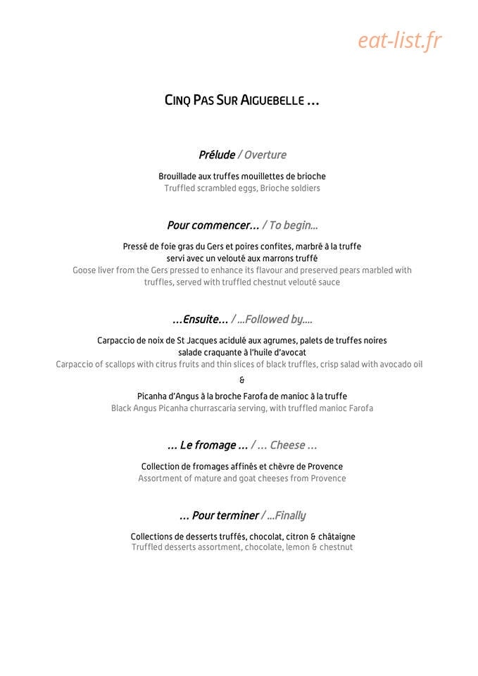 L'Empreinte by Fabricio — carte page 2