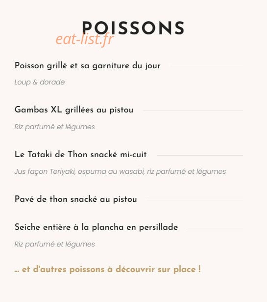 La Pinède — carte page 2