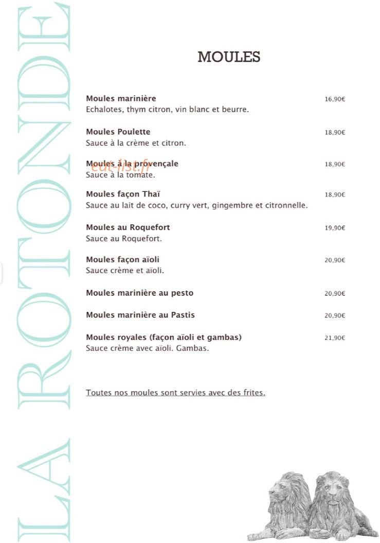 La Rotonde — carte page 1
