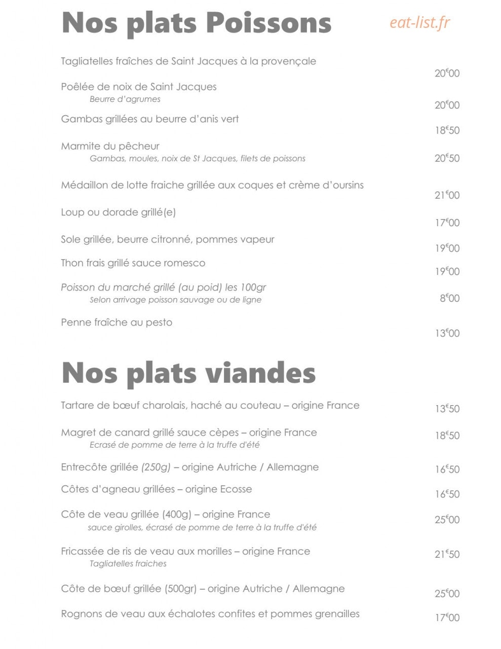 Le Grand Pavois — carte page 2