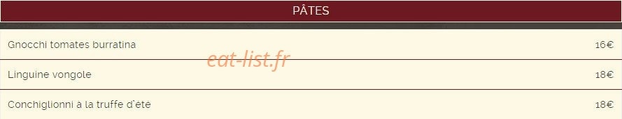 Bistro Pastis — carte page 5