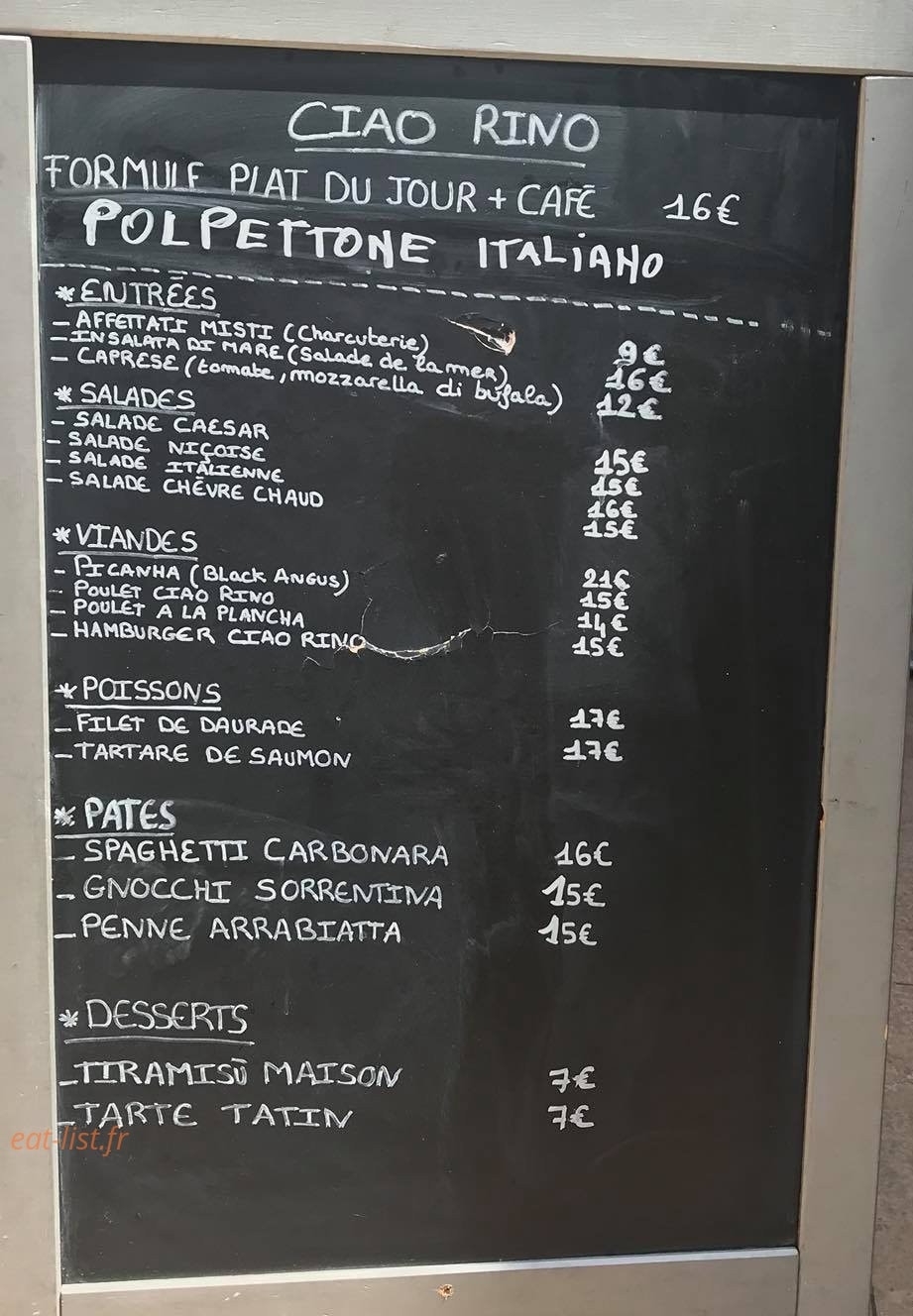 Ciao Rino — carte page 2