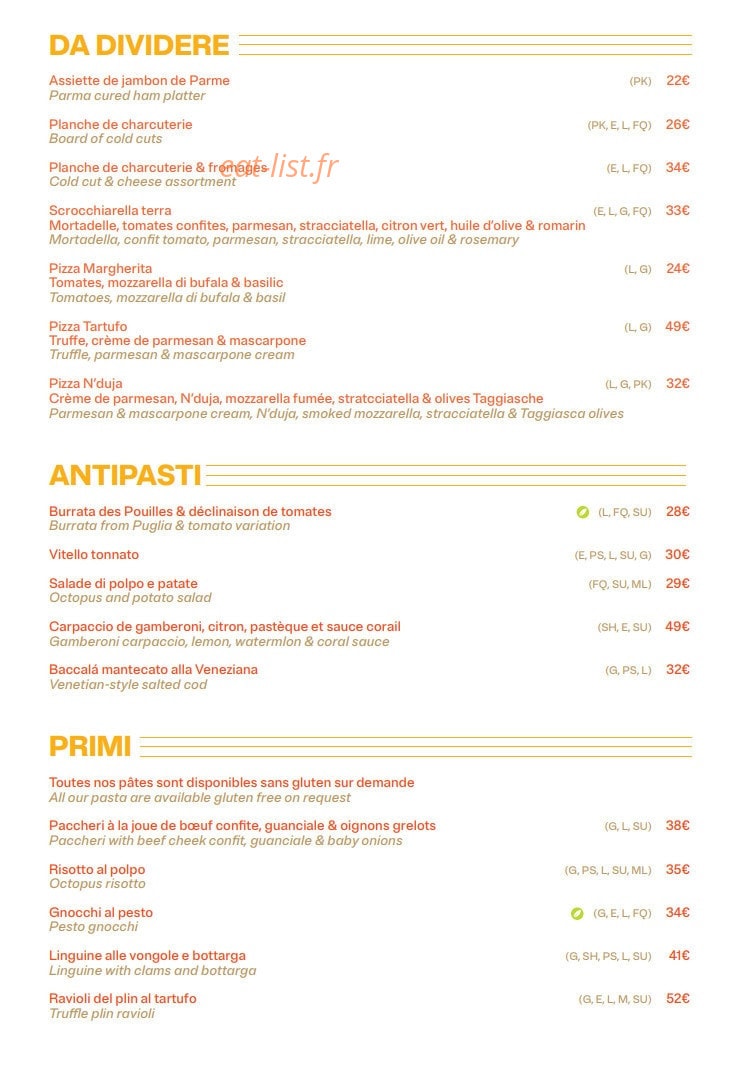 Cucina Byblos — carte page 3