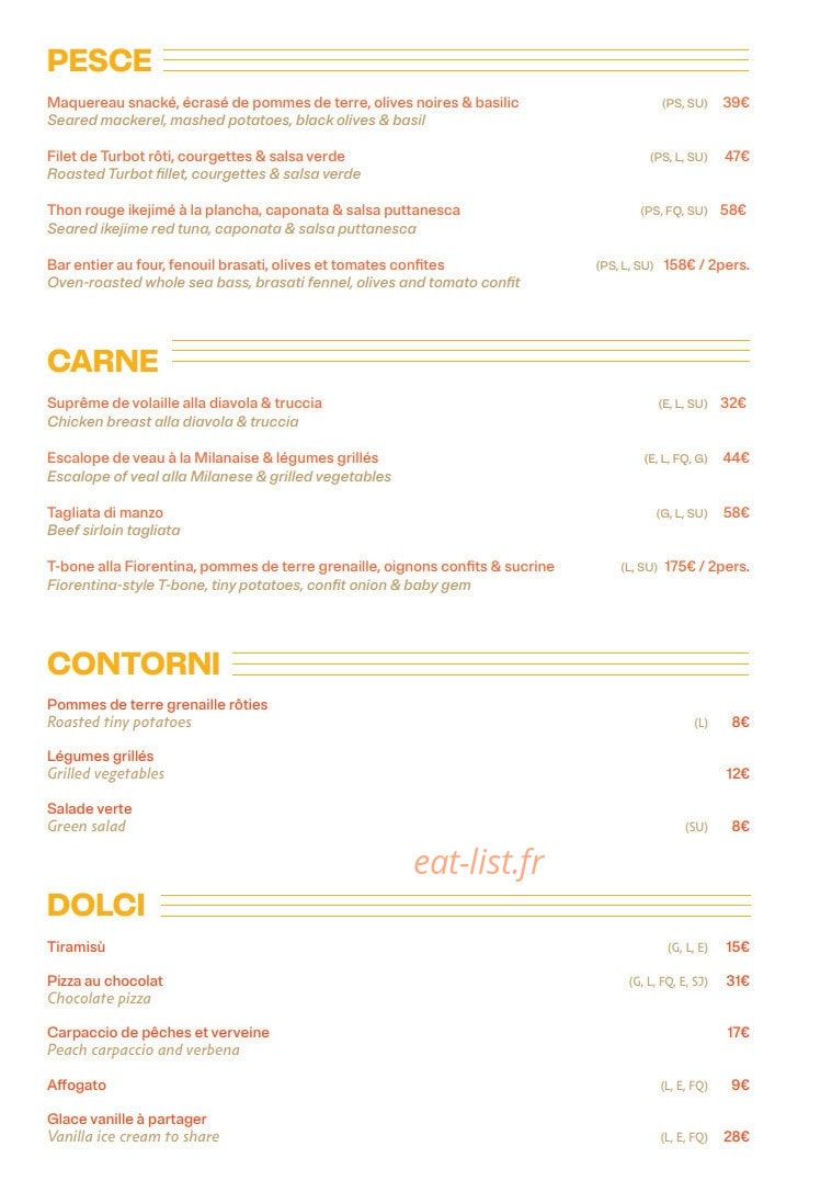 Cucina Byblos — carte page 2