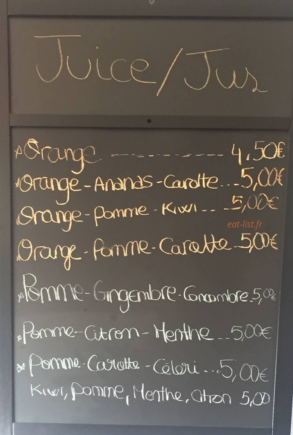 King food — carte page 7