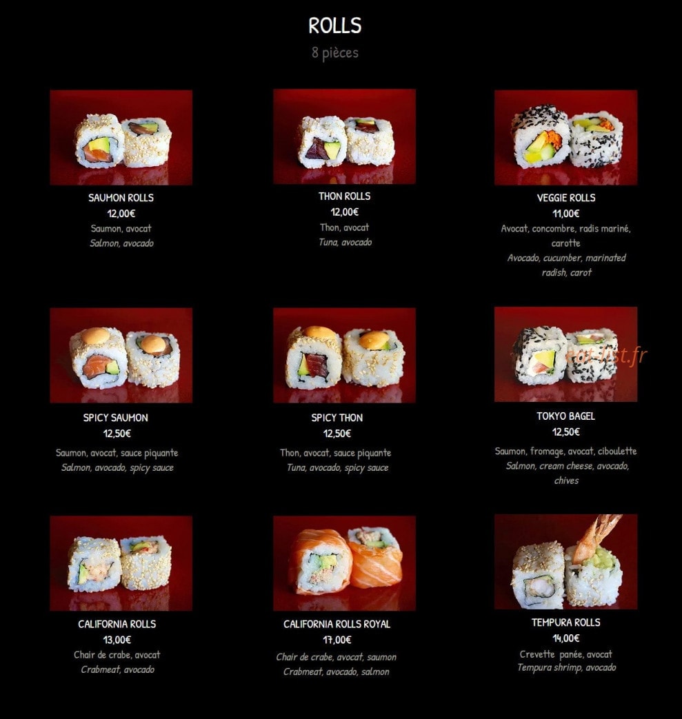 Kom 'o Japon — carte page 5