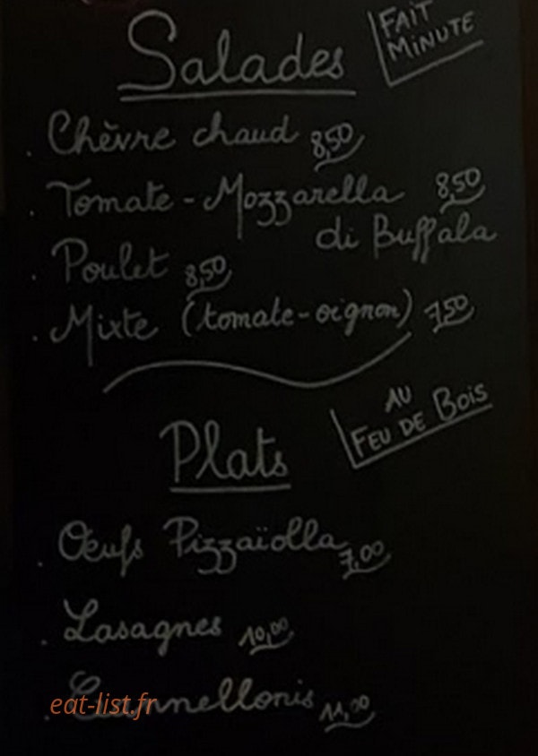 L'Aroma — carte page 1