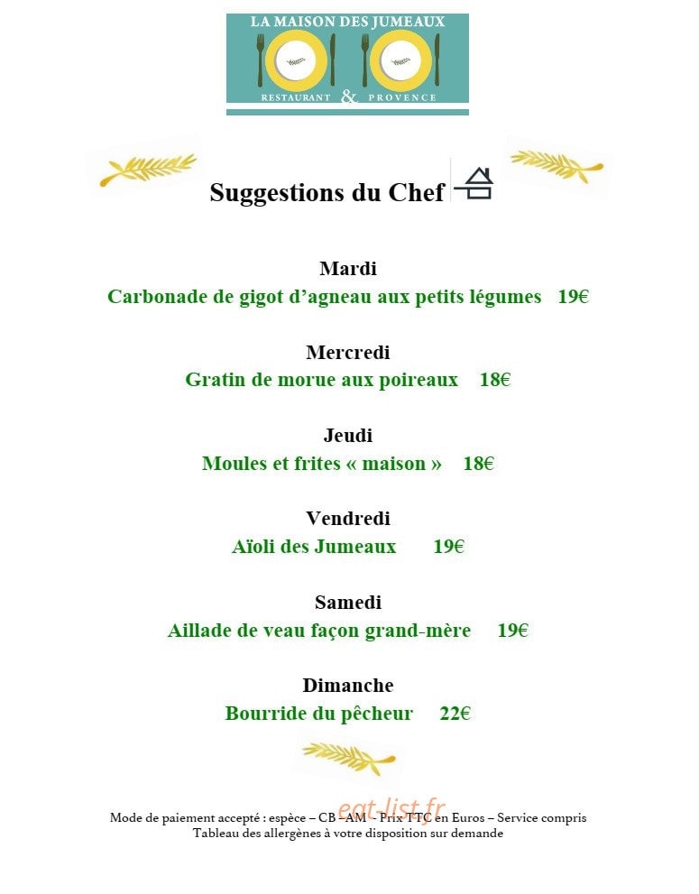 La Maison des Jumeaux — carte page 3
