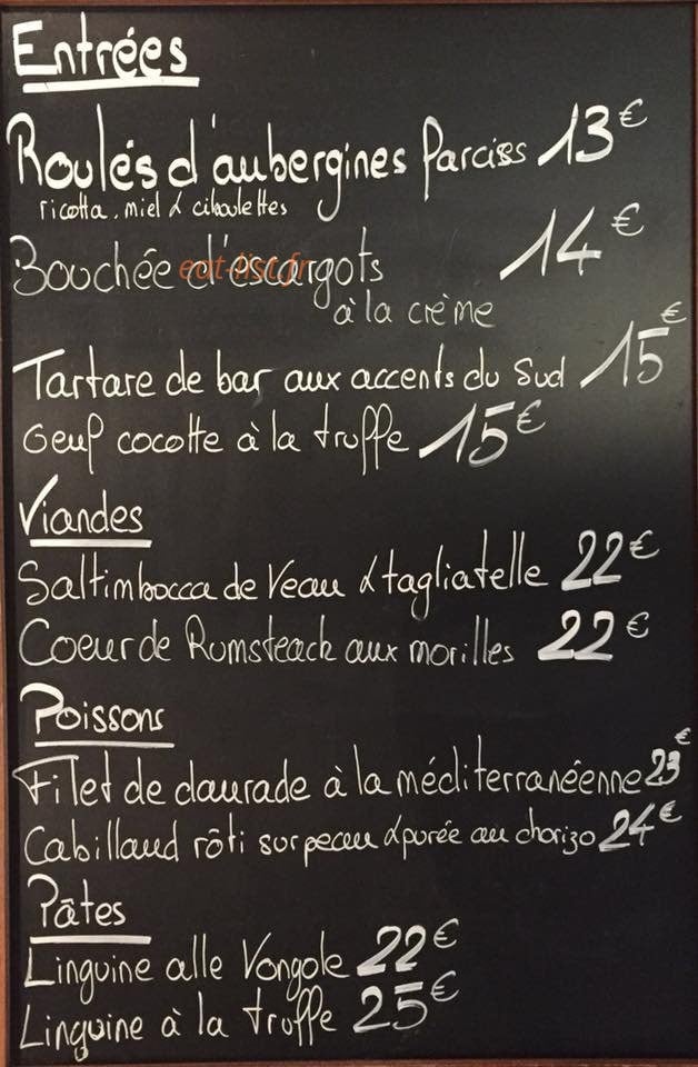 La Part Des Anges — carte page 1