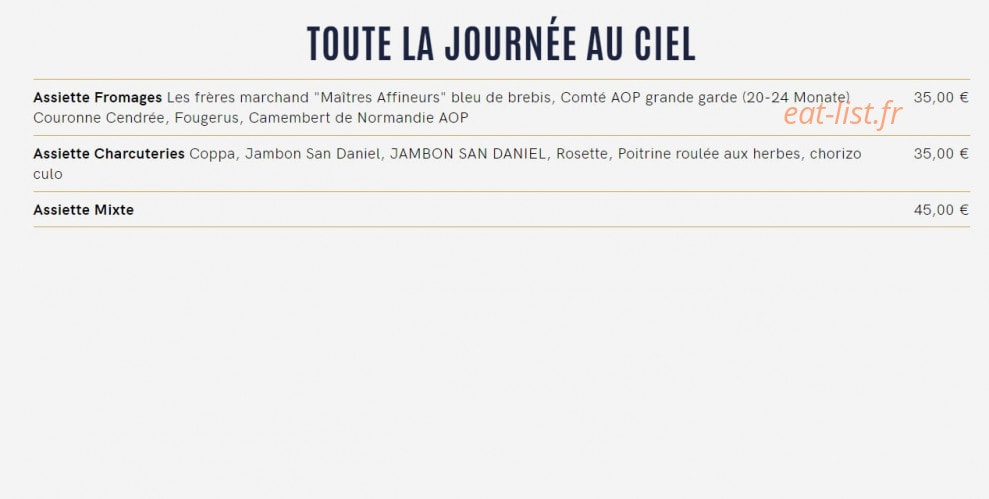 Le Ciel — carte page 3