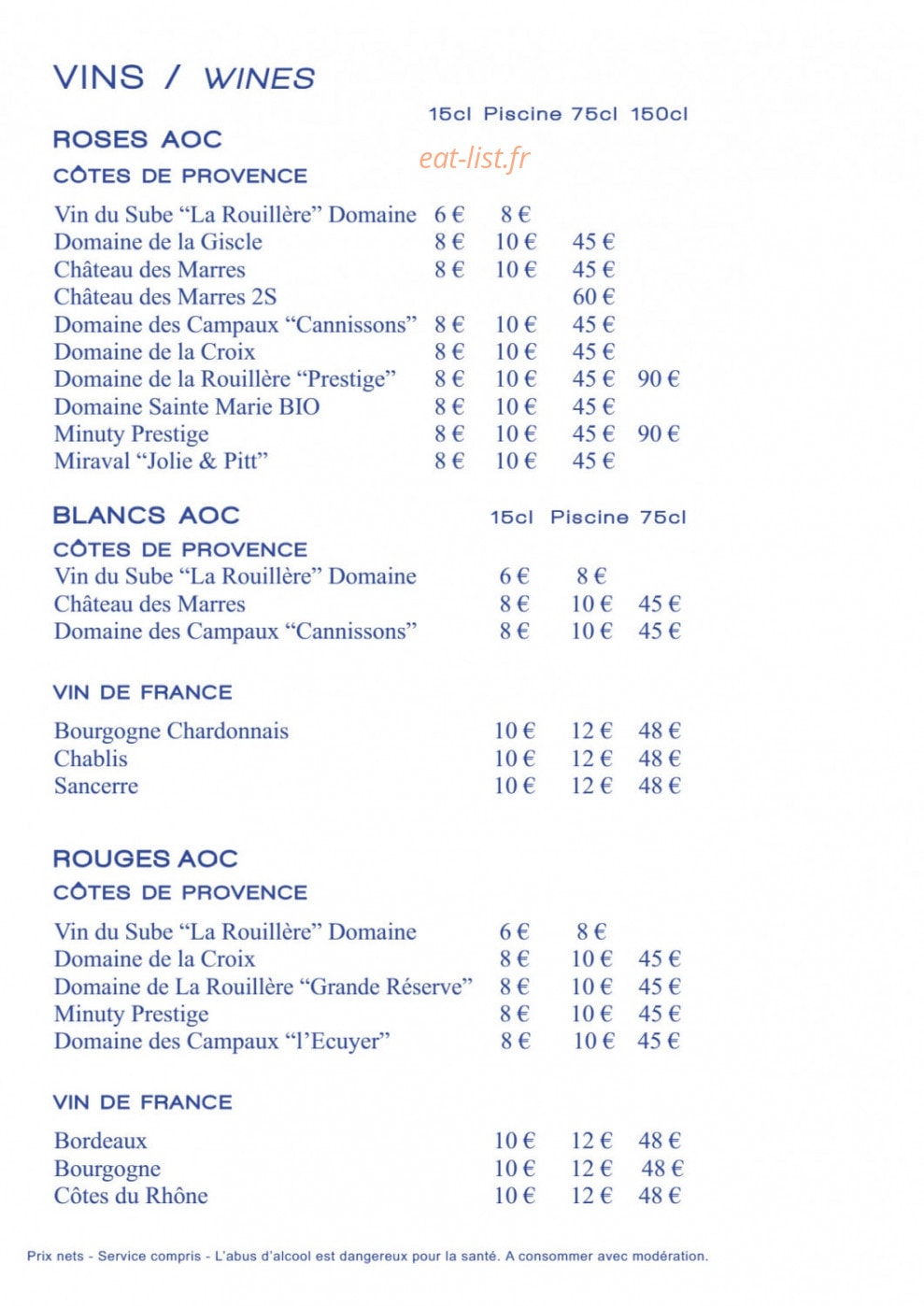 Le Sube — carte page 6