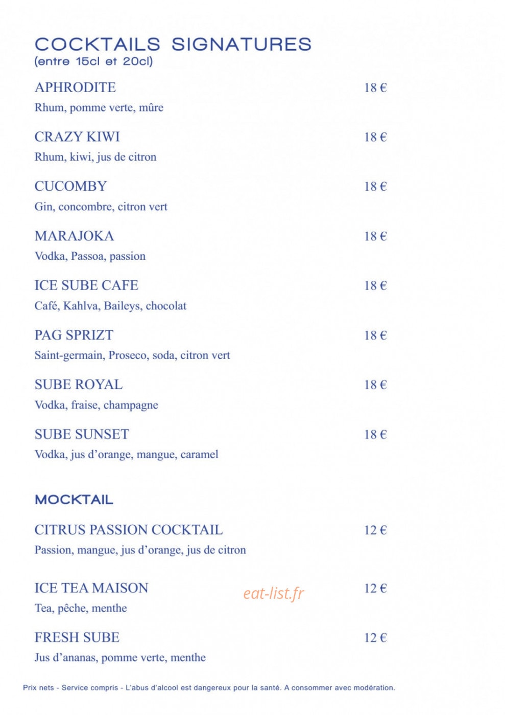 Le Sube — carte page 9