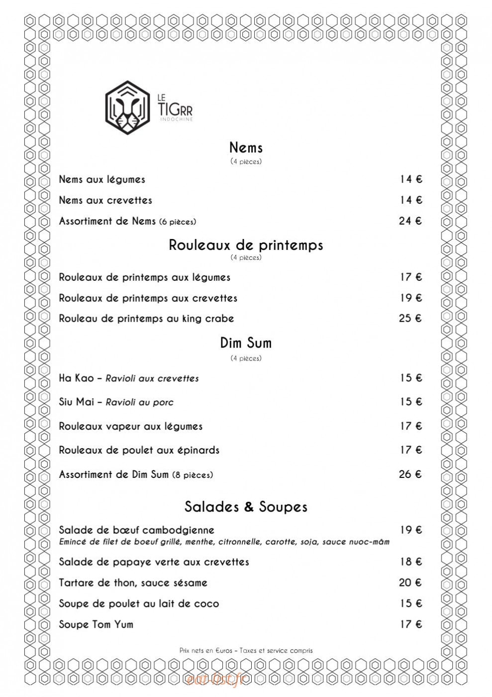 Le Tigrr — carte page 3