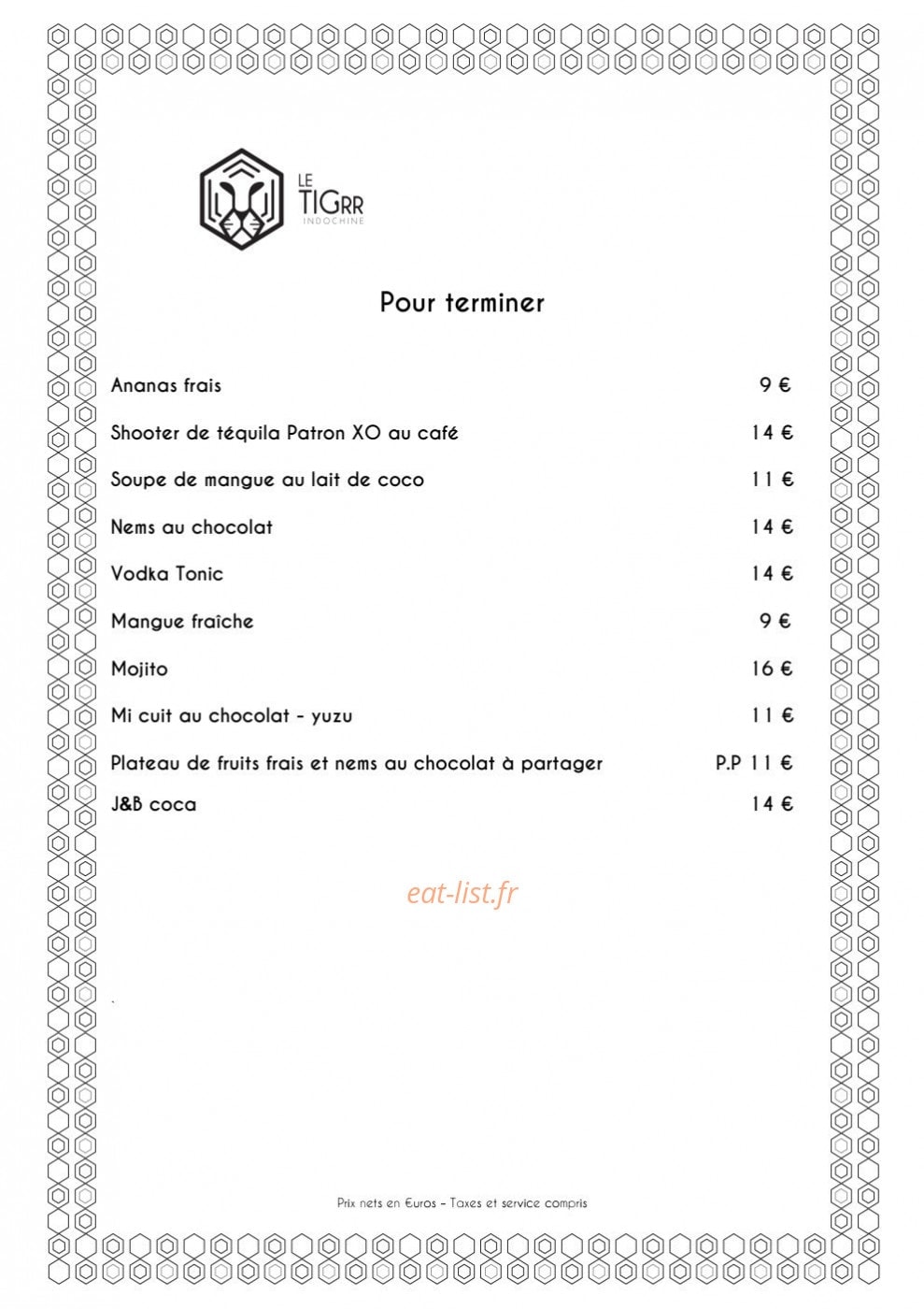 Le Tigrr — carte page 5