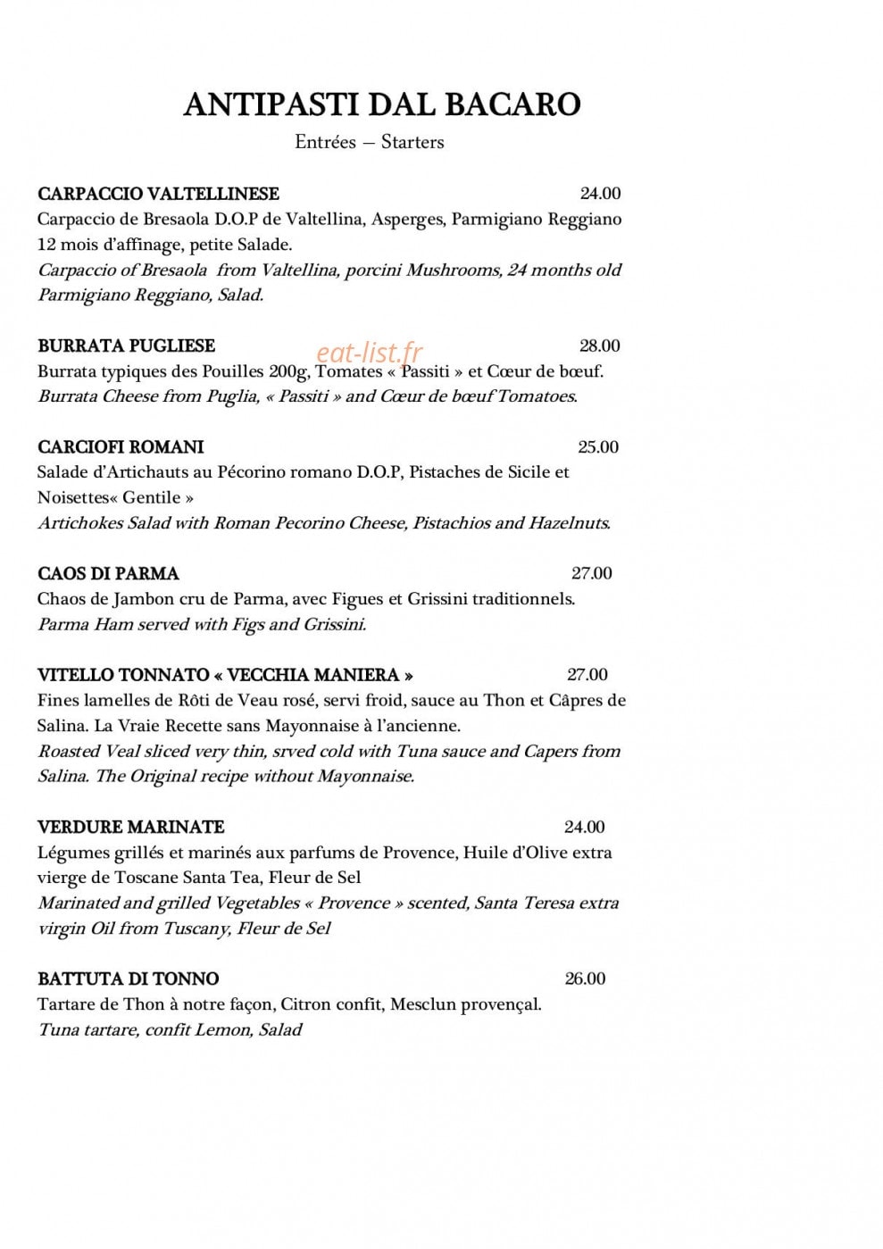 Le Yaca — carte page 1