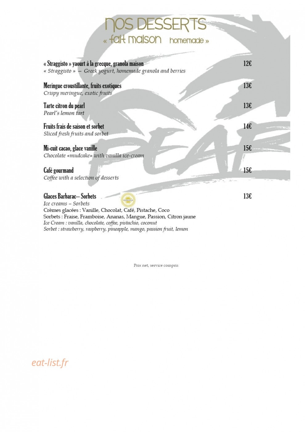Pearl — carte page 4