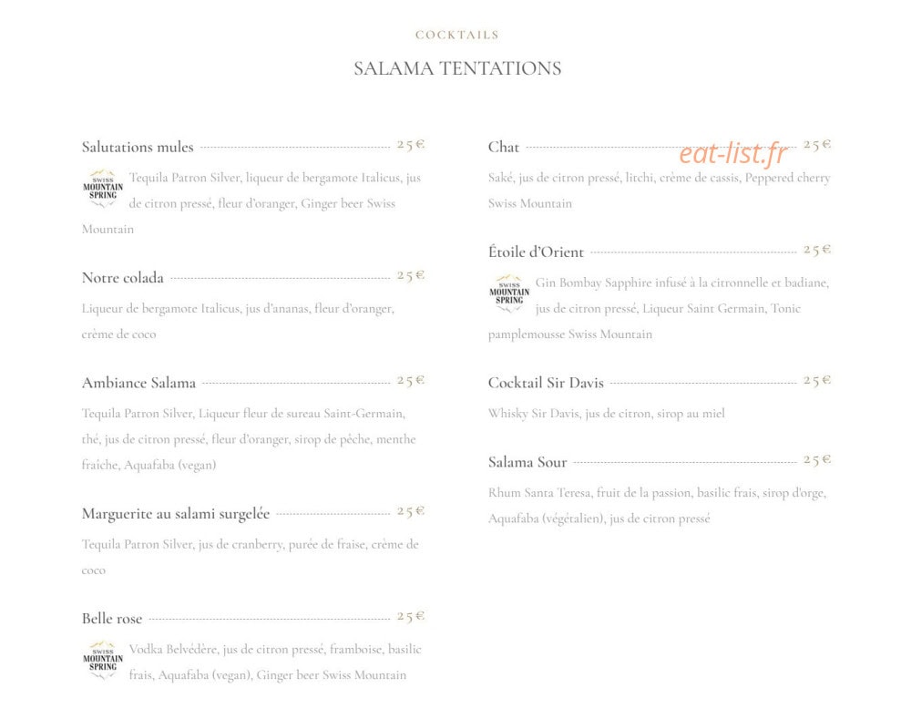 Salama — carte page 6