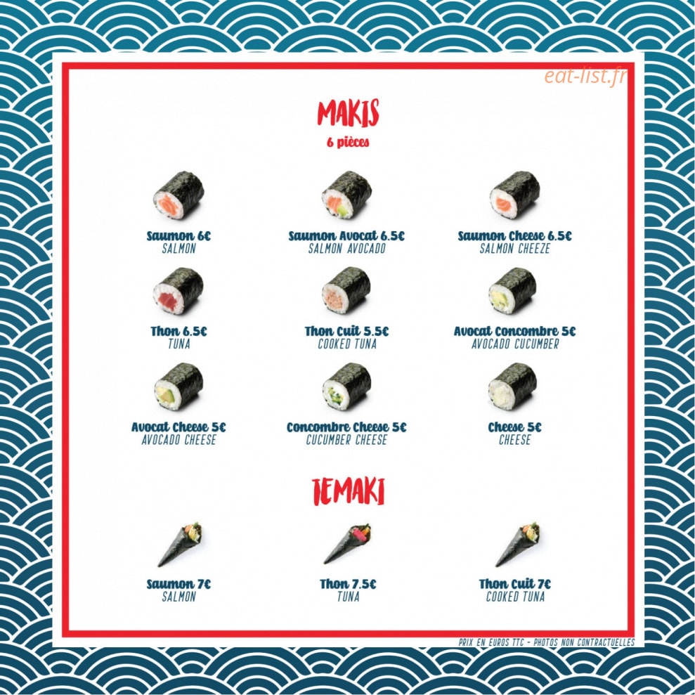 Sushi San — carte page 5