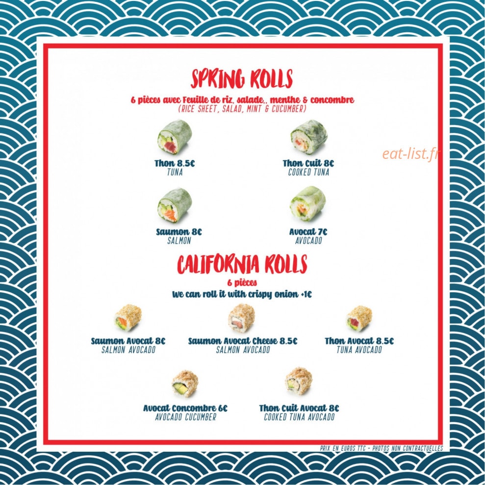 Sushi San — carte page 7