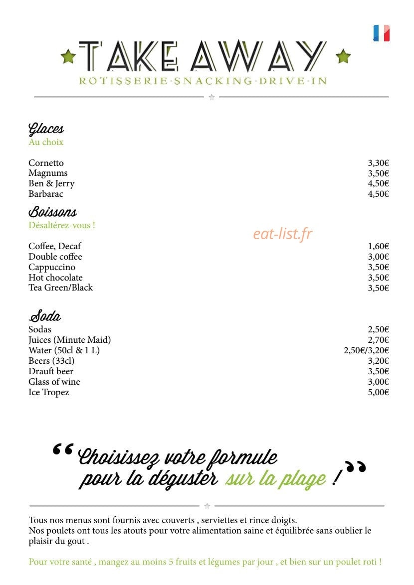 Take Away — carte page 3