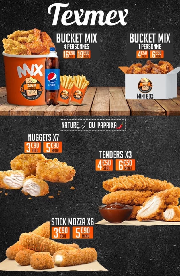 A&m Food — carte page 3