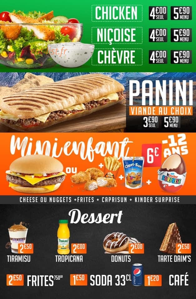 A&m Food — carte page 5
